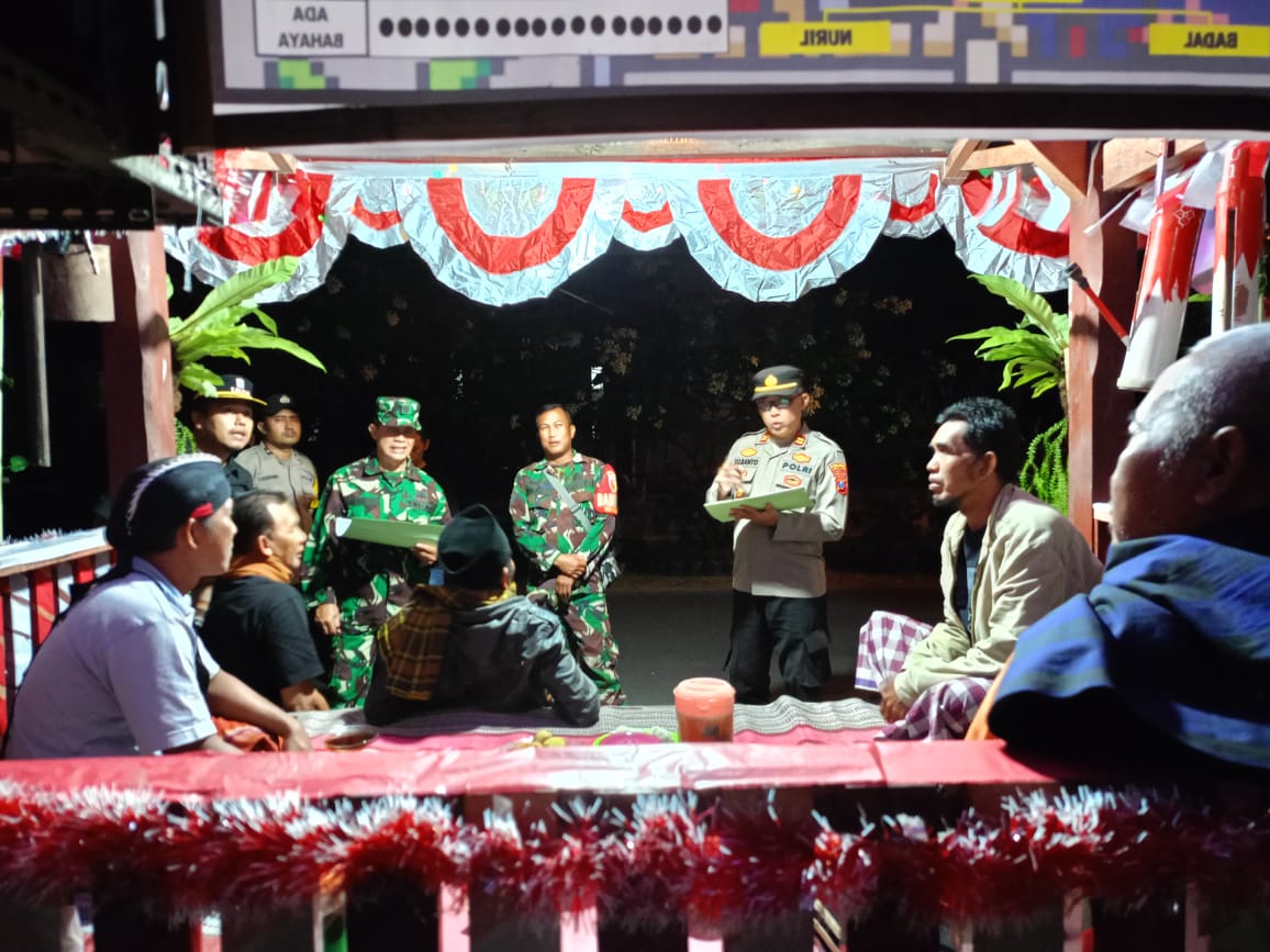 Penilaian Lomba Siskamling  Memperkokoh Sinergi Warga dan Aparat